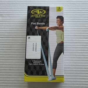 NWT Athletic Works Flat Bands 3-Pack